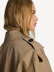 By Malene Birger Brown Alisandra Crop Trench Coat - Image 5 of 6