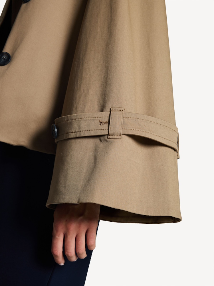 By Malene Birger Brown Alisandra Crop Trench Coat - Image 6 of 6 By Malene Birger Brown Alisandra Crop Trench Coat - Image 6 of 6