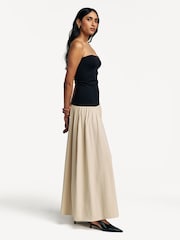 By Malene Birger Black Marciella Bandeau Maxi Dress - Image 3 of 4