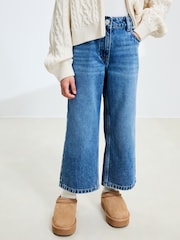 Mid Denim Blue Wide Leg Jeans (3-16yrs) - Image 2 of 10