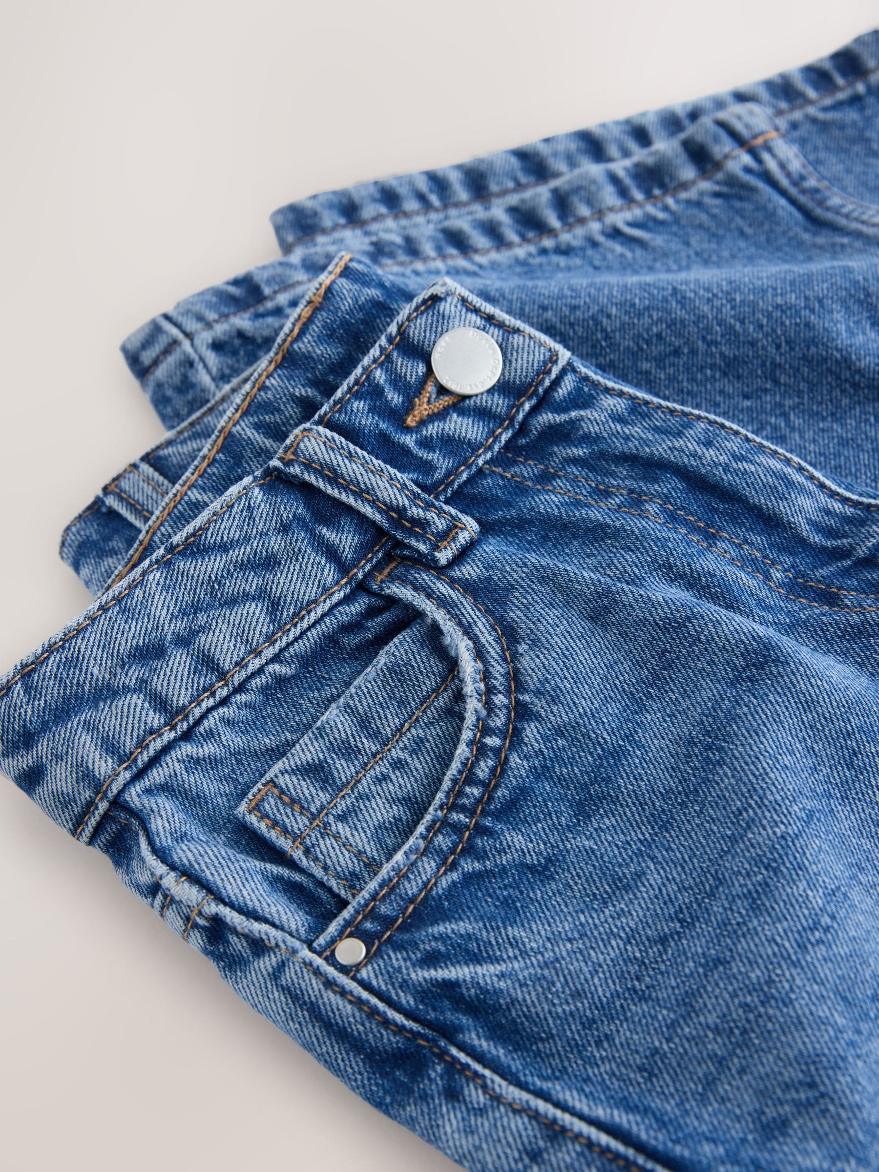 Buy Mid Denim Blue Wide Leg Jeans (3-16yrs) from Next USA