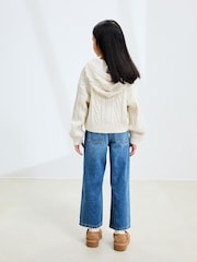 Mid Denim Blue Wide Leg Jeans (3-16yrs) - Image 6 of 10