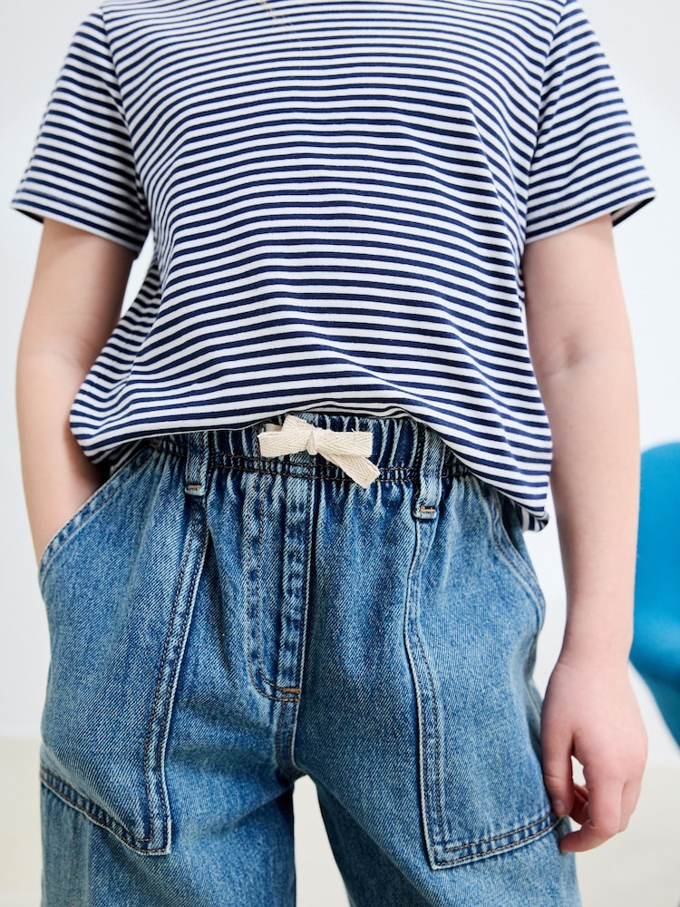 Mid Blue Denim Jogger Jeans (3-16yrs) - Image 5 of 5