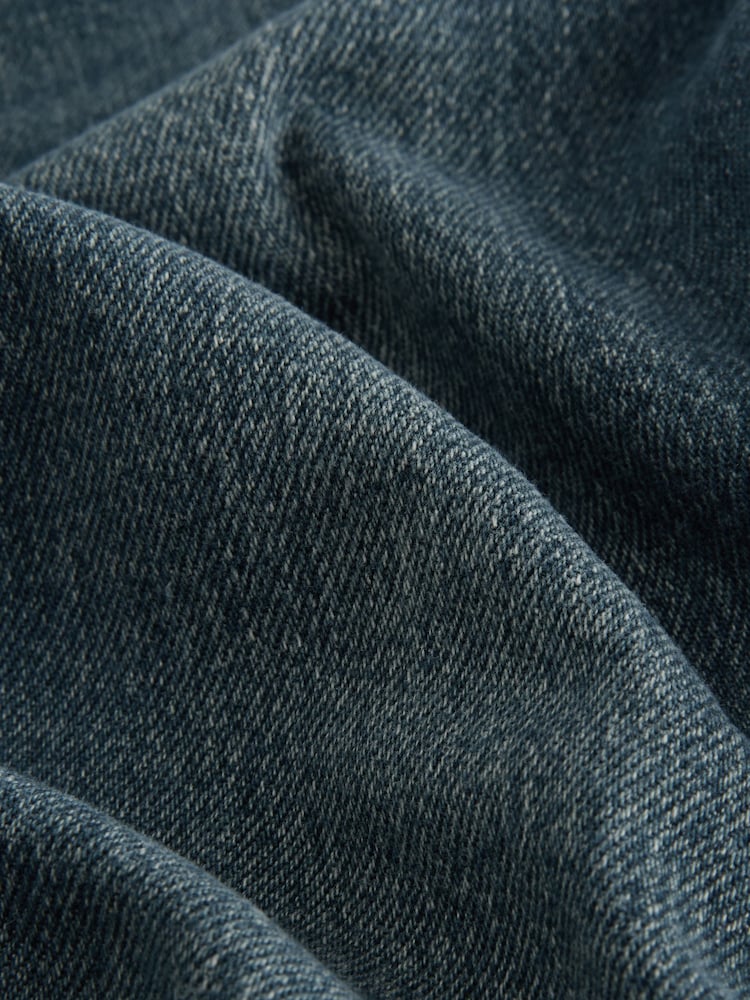 Dark Blue Turn Up Wide Leg Jeans (3-16yrs) - Image 11 of 11 Dark Blue Turn Up Wide Leg Jeans (3-16yrs) - Image 11 of 11