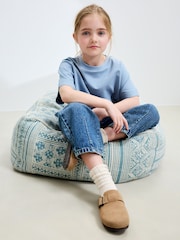 Mid Blue Denim Barrel Jeans (3-16yrs) - Image 4 of 10