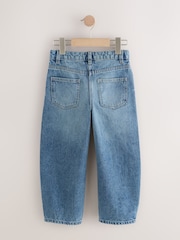 Mid Blue Denim Barrel Jeans (3-16yrs) - Image 7 of 10