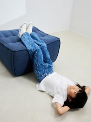 Mid Blue Denim Heart Straight Leg Jeans (3-16yrs) - Image 5 of 6