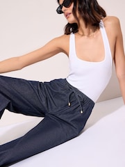 Friends Like These Rinse Wash Wide Leg Elasticated Trousers - Image 3 of 4