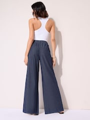 Friends Like These Rinse Wash Wide Leg Elasticated Trousers - Image 4 of 4
