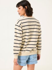 Marfil con rayas - Sudadera con cuello redondo de FatFace - Imagen 2 de 6