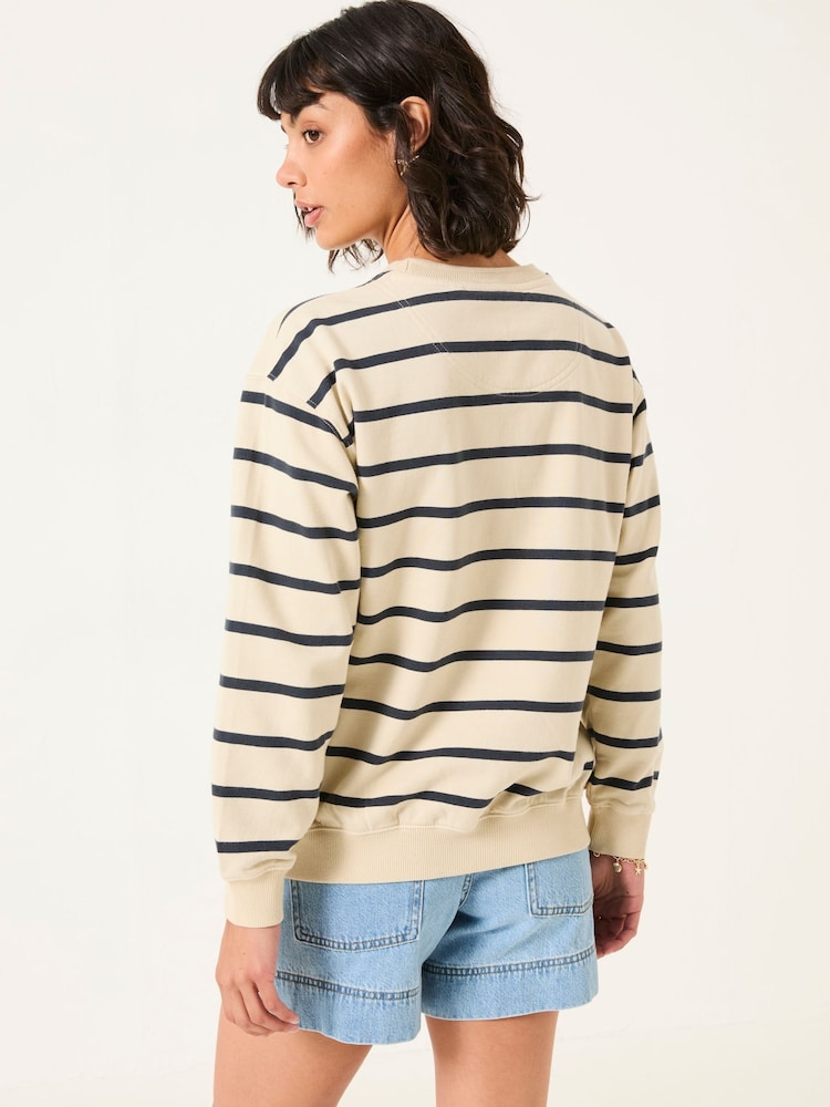 Marfil con rayas - Sudadera con cuello redondo de FatFace - Imagen 2 de 6
