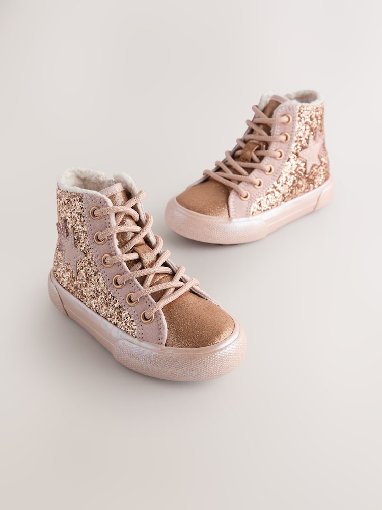 Gold Standard Fit (F) Star High Top Trainers - Image 2 of 6