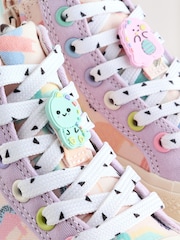 Multi Standard Fit (F) Lace-Up High Top Trainers - Image 4 of 5