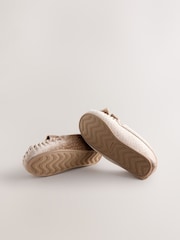 لون محايد - حذاء سهل الإرتداء موديل Moccasin - صورة 3 من 5