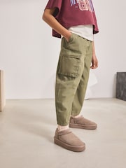 Khaki Green Cargo Trousers (3-16yrs) - Image 1 of 4