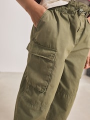 Khaki Green Cargo Trousers (3-16yrs) - Image 4 of 4