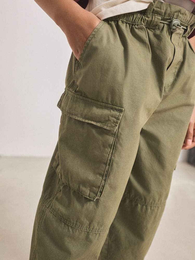 Khaki Green Cargo Trousers (3-16yrs) - Image 4 of 4