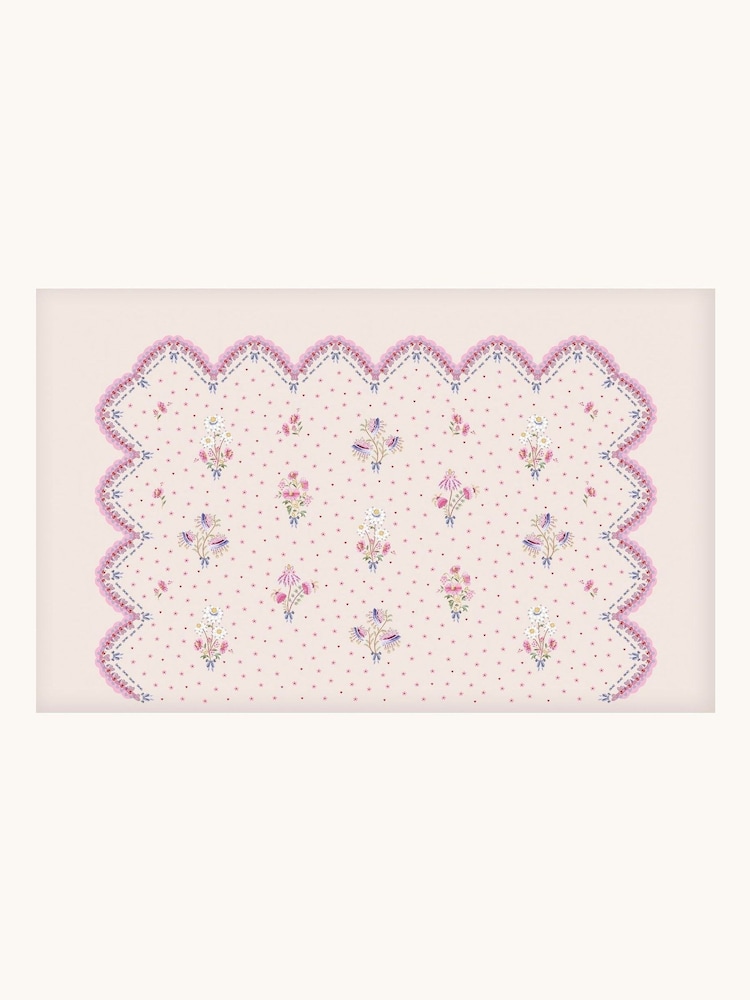 Cath Kidston Pink Stitch In Time Fixed Size 4M Mural - Image 2 of 2