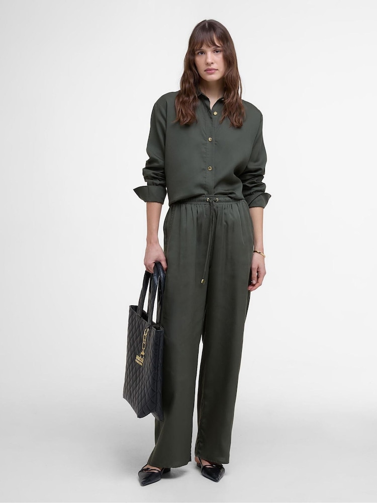 Barbour® International Green Clara Trousers - Image 1 of 5