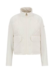 Barbour® International Natural Ebony Quilted Sweat Top - Image 5 of 5