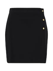 Barbour® International Mini Ebony Black Skirt - Image 4 of 4