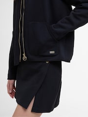 Barbour® International Clara Sweat 100% Cotton Bomber Jacket - Image 4 of 5