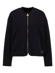 Barbour® International Clara Sweat 100% Cotton Bomber Jacket - Image 5 of 5