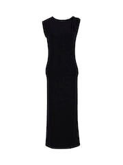 Barbour® International Felicity Black Midi Dress - Image 5 of 5