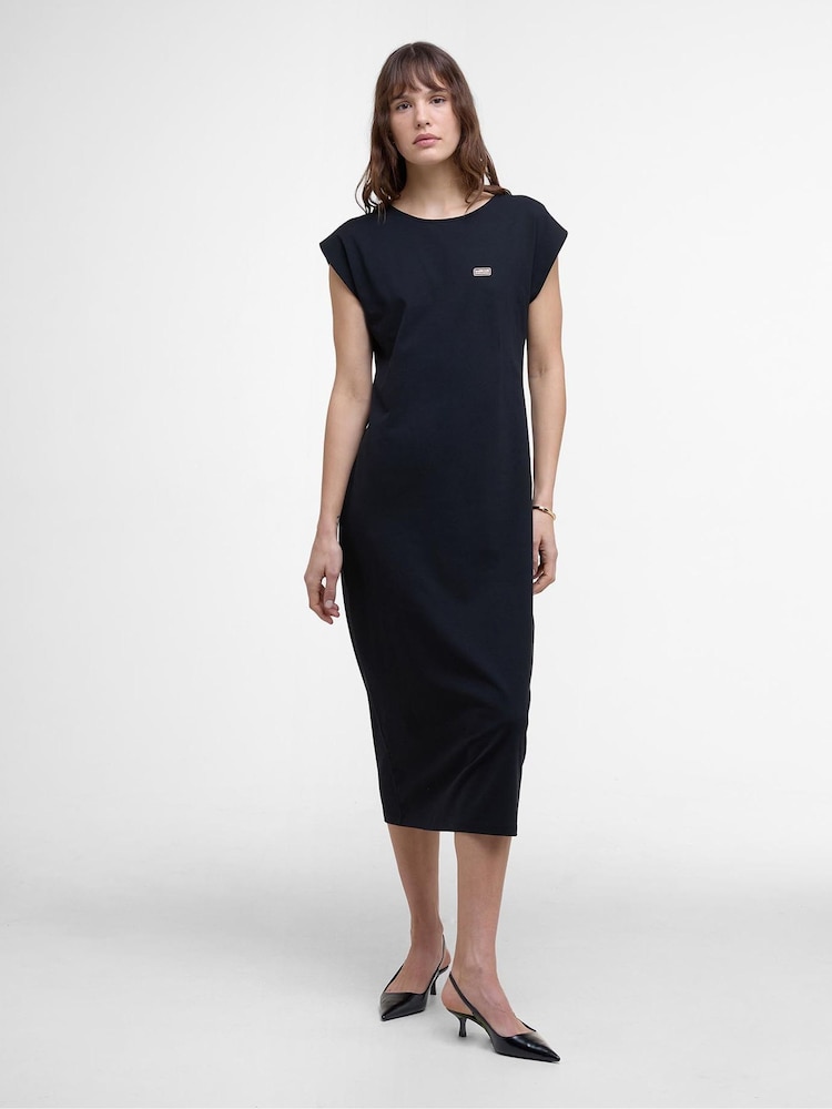 Barbour® International Natalia Black Maxi Dress - Image 1 of 5