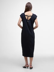 Barbour® International Natalia Black Maxi Dress - Image 2 of 5