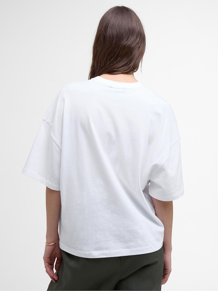 Barbour® International Palma White T-Shirt - Image 2 of 5 Barbour® International Palma White T-Shirt - Image 2 of 5