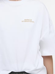 Barbour® International Palma White T-Shirt - Image 4 of 5