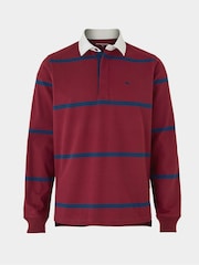 Savile Row Company Heavyweight 100% Cotton Jersey Rugby Shirt - Image 3 of 4