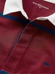 Savile Row Company Heavyweight 100% Cotton Jersey Rugby Shirt - Image 4 of 4