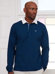 Savile Row Company Heavyweight 100% Cotton Jersey Rugby Shirt - Image 1 of 4