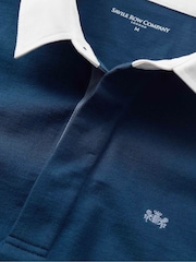 Savile Row Company Heavyweight 100% Cotton Jersey Rugby Shirt - Image 4 of 4