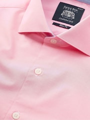 The Savile Row Company 100% Cotton Dobby Smart-Casual Shirt - Image 6 of 6