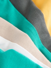 Multi Safari 100% Cotton Short Sleeve T-Shirts & Shorts Set 3 Pack (3mths-7yrs) - Image 7 of 8
