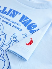 Blue Chilli 100% Cotton Short Sleeve Graphic Print T-Shirt (3mths-8yrs) - Image 3 of 3