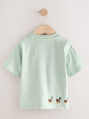 Green Duck Short Sleeve Appliqué T-Shirt (3mths-7yrs) - Image 3 of 5