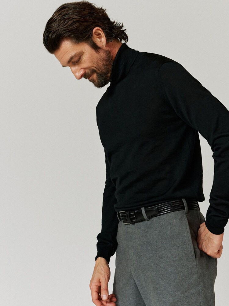 Oliver Sweeney 100% Merino Wool Roll Neck Jumper - Image 1 of 4 Oliver Sweeney 100% Merino Wool Roll Neck Jumper - Image 1 of 4
