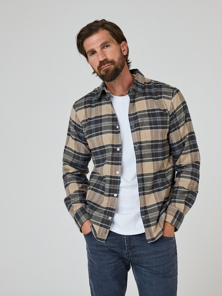 Oliver Sweeney Brushed 100% Cotton Cashmere Shirt - Image 1 of 5