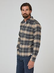 Oliver Sweeney Brushed 100% Cotton Cashmere Shirt - Image 3 of 5