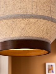 MADE.COM Cream/Wood Layla Easyfit Shade - Image 3 of 6