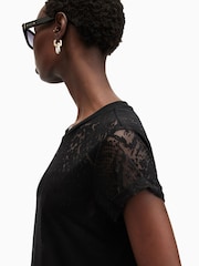 AllSaints Black Anna Snk Maxi Dress - Image 6 of 8