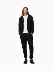 AllSaints Black Raven Zip Hoodie - Image 5 of 7