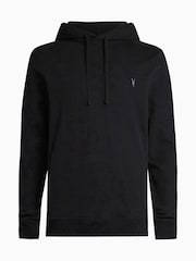 AllSaints Black Raven Zip Hoodie - Image 7 of 7