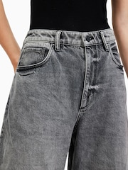 AllSaints Grey Jett Barrel Jeans - Image 6 of 7