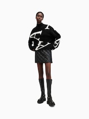 AllSaints White A Star Jumper - Image 5 of 7