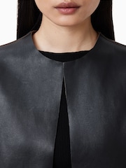 AllSaints Black Selby Suede Mac - Image 6 of 9